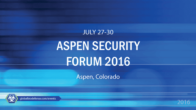 Aspen Security Forum 2016