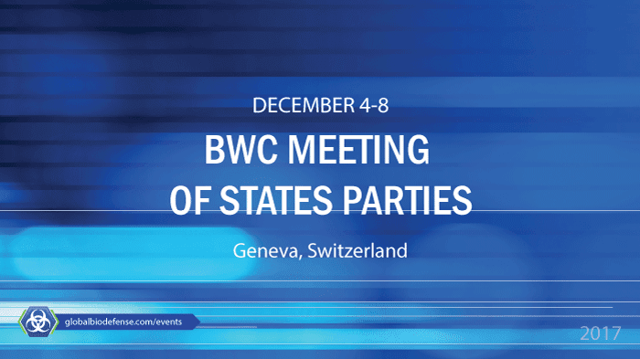 BWC Meeting of States Parties 2017