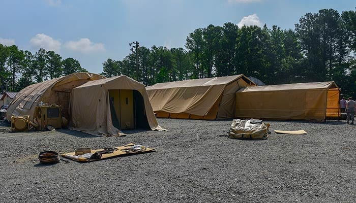 EMEDS Expeditionary Medical Tents with CBRN Protective Liners